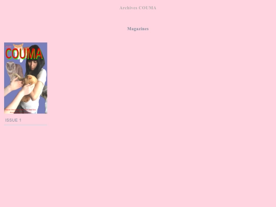 coumamagazine screenshot