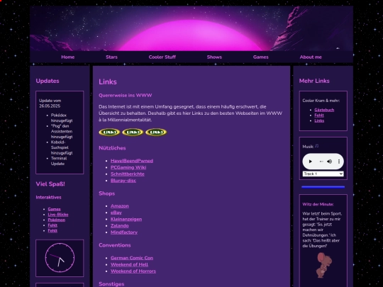links screenshot