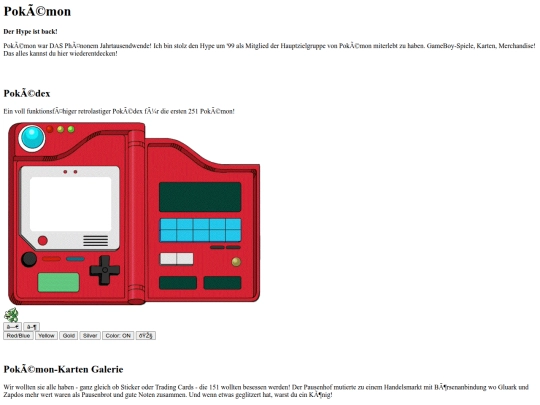 main-pokemon screenshot