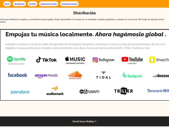 musica/html/Distribucion screenshot