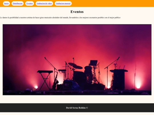 musica/html/Eventos screenshot