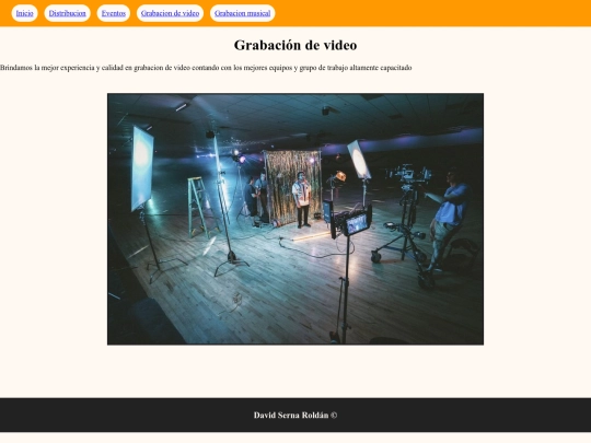 musica/html/Grabacion de video  screenshot