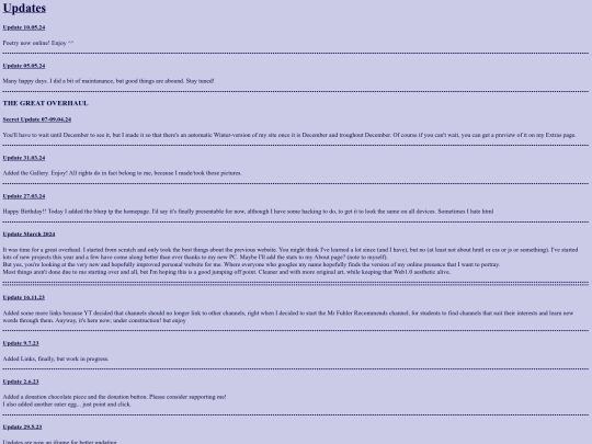updates screenshot