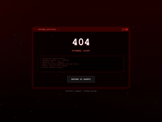 not_found screenshot