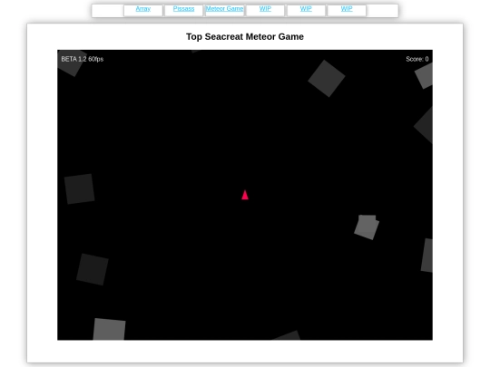 meteorgame screenshot