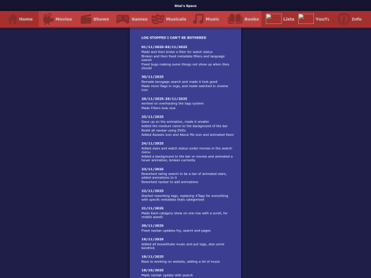 info/log screenshot