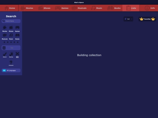 lists screenshot