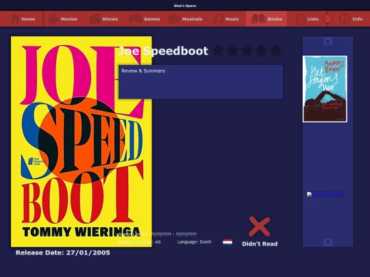 the_list/books/joe_speedboot_2005 screenshot