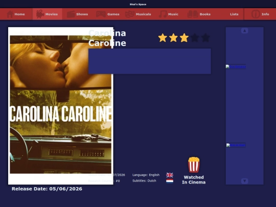 the_list/movies/carolina_caroline_2026 screenshot