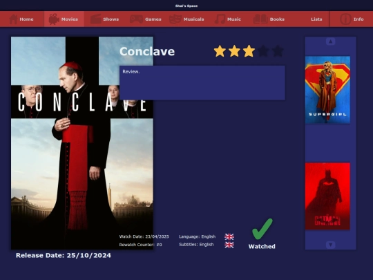 the_list/movies/conclave_2024 screenshot