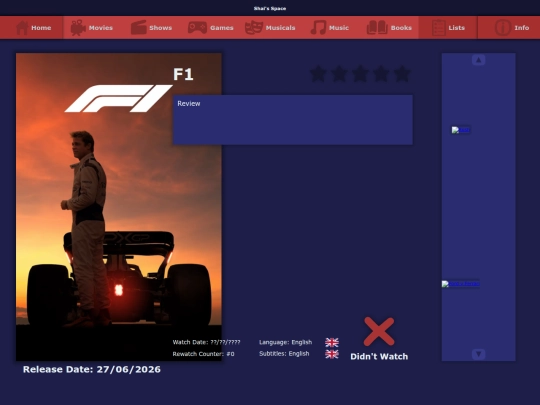 the_list/movies/f1_2025 screenshot