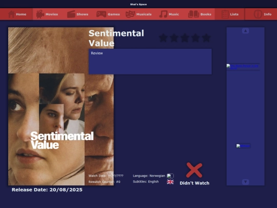 the_list/movies/sentimental_value_2025 screenshot
