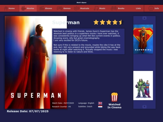 the_list/movies/superman_2025 screenshot