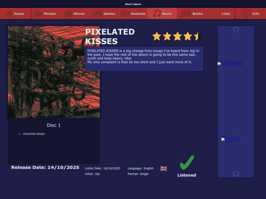 the_list/music/pixelated_kisses_2025 screenshot