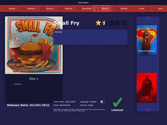 the_list/music/small_fry_2021 screenshot
