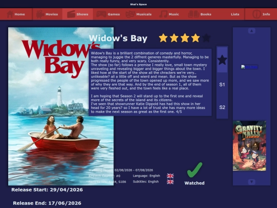 the_list/shows/widows_bay_2026 screenshot