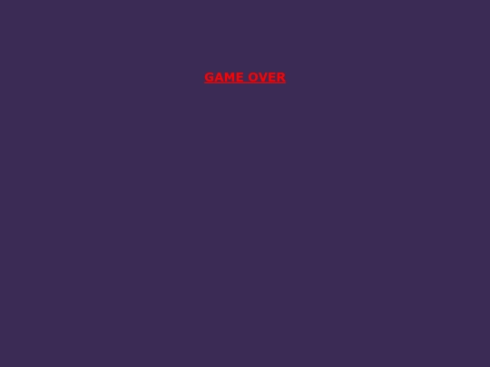 gameover screenshot