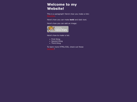 neocities_template screenshot