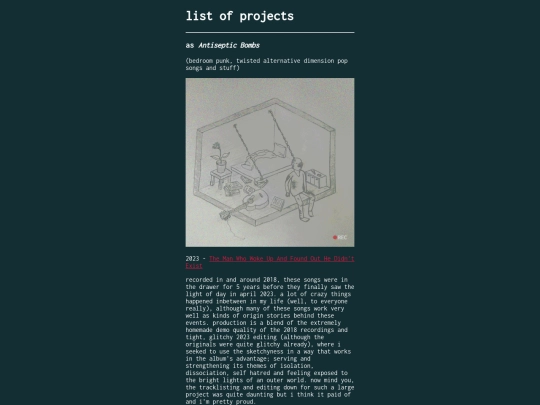 projectlist screenshot
