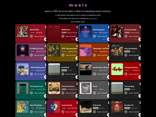 music screenshot