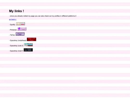links screenshot