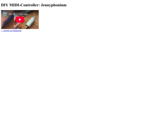 DIY MIDI-Controller Jennyphonium/Jennyphonium screenshot