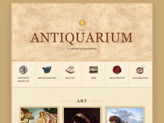 antiquarium screenshot