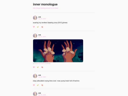 innermonologue screenshot