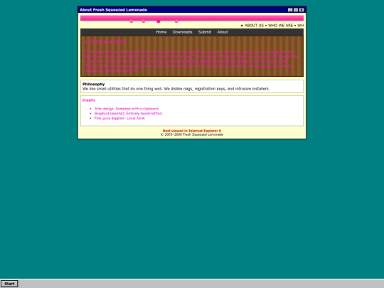 About screenshot