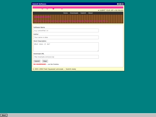 Submit screenshot