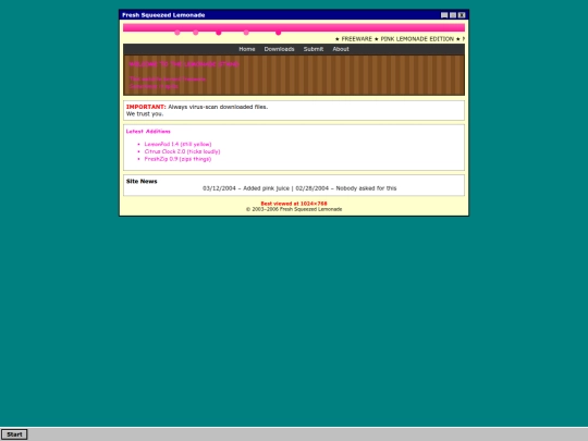 index screenshot