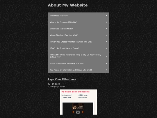 aboutsite screenshot