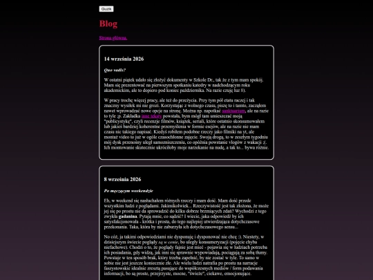 blog screenshot