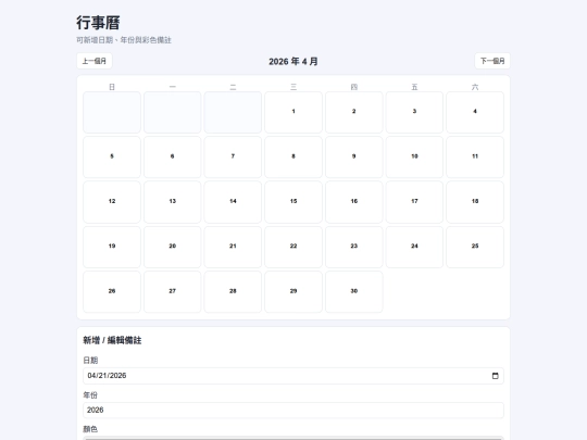 index screenshot
