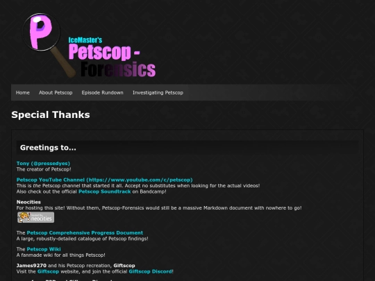 pg_thanks screenshot