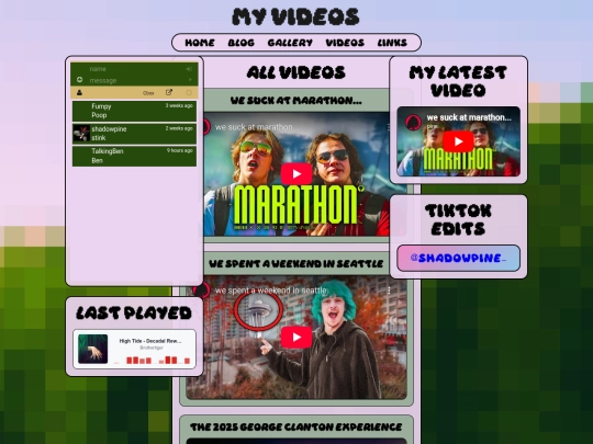 videos screenshot