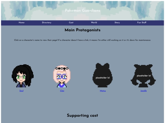Cast screenshot