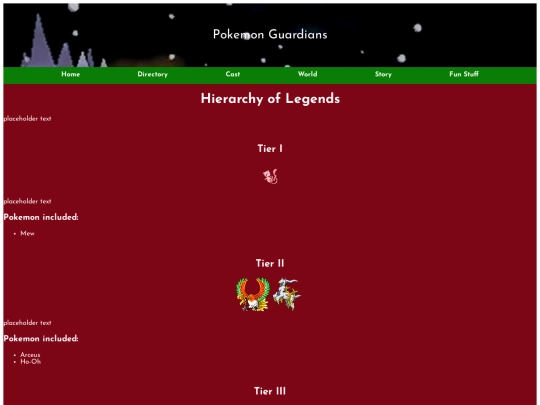 Legends_Hierarchy screenshot