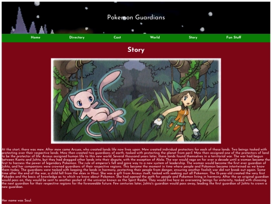 Story screenshot