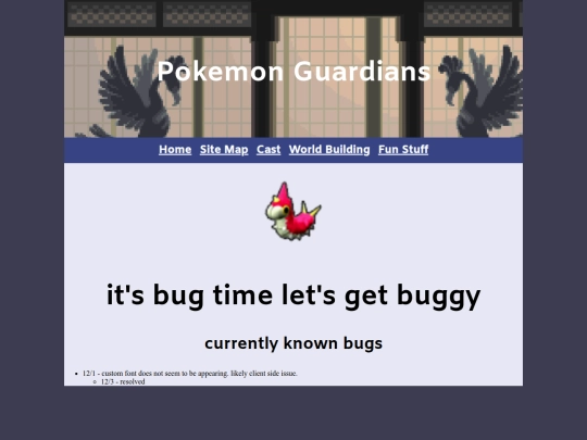 bugreports screenshot