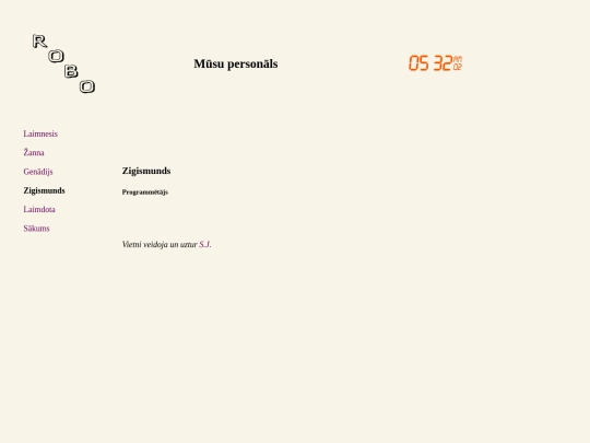 personals/zigismunds screenshot
