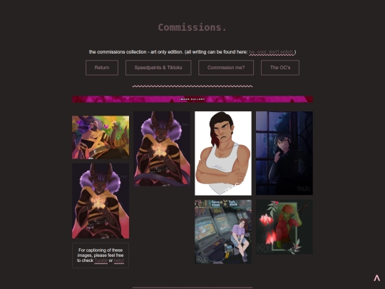 art/commsportfolio screenshot