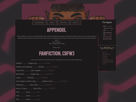 blog screenshot