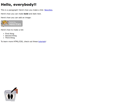 index screenshot