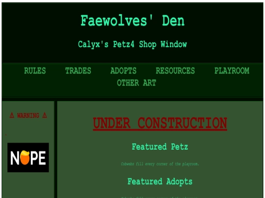 index screenshot