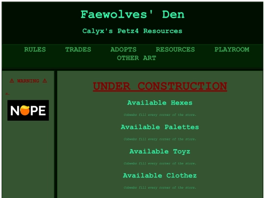 resources screenshot