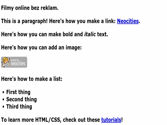 index screenshot