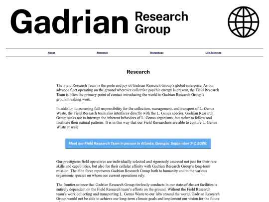 subpages/divisions/fieldresearch screenshot