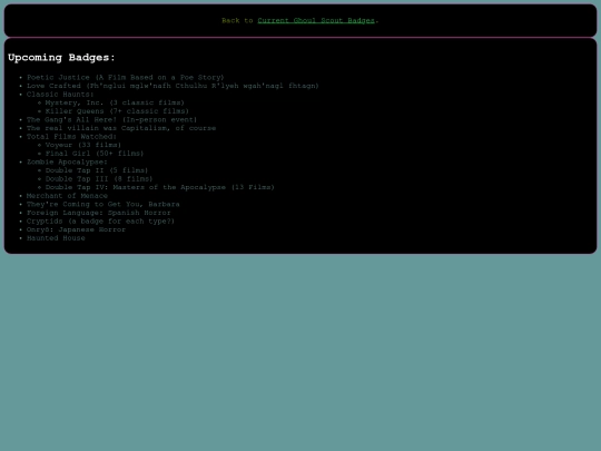 upcomingbadges screenshot