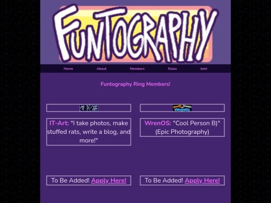 Funtographyringmembers screenshot